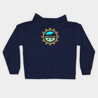 Beach Please rad Kids Hoodie